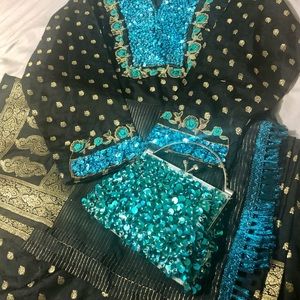 Banarsi kameez & dupatta